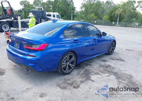 2021 BMW 330I из США, поврежденный, VIN 3MW5R1J0XM8B54157